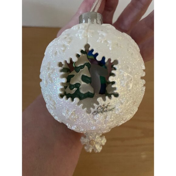 Hallmark Keepsake Ornament Snow Day Magic 2005 Club Exclusive Snowman and Child - Picture 5 of 8